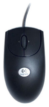 Logitech RX250 Optical Mouse Black USB+PS/2