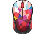 Logitech Wireless Mouse M238 Red Facets White-Red USB