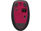 Logitech Wireless Mouse M345 Black-Pink USB