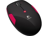 Logitech Wireless Mouse M345 Black-Pink USB