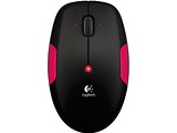 Logitech Wireless Mouse M345 Black-Pink USB