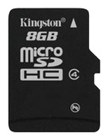 microSD Kingston SDC4/8GBSP / 8Gb / Class4 /