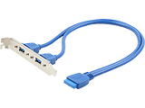 Gembird CC-USB3-RECEPTACLE / Bracket Dual USB3.0/