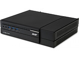 Mini PC ACER Veriton N4640G  Intel® Core® i3-6100T 3.2GHz, 4GB DDR4 RAM, 500GB, No ODD, Card Reader, Intel® HD 530 Graphics, VGA, DP, COM-port, GigLAN, 65W PSU, DOS, Wireless KB/MS, VESA kit, Black