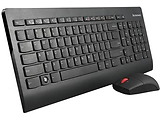 Lenovo Ultraslim Plus Wireless Keyboard and Mouse 0A34059 Black USB