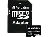 Verbatim 128GB MicroSDXC UHS-I with SD Adapter / 44085