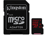 MicroSD Kingston SDCA3/64GB / Ultimate 633x / Read: 90Mb/s / Write: 80Mb/s
