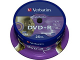 25*Cake DVD+R Verbatim, 4.7GB, 16x, 43500