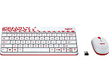 KIT Logitech Wireless Combo MK240 NANO / Keyboard + Mouse / USB / White