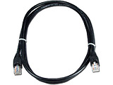 Cable Patch Cord Cablexpert PP12-0.5M / 0.5m / Cat.5E / Black