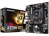 MB GIGABYTE GA-A320M-DS2 / Socket AM4 / AMD A320 / Dual 2xDDR4-3200 / APU AMD graphics / mATX