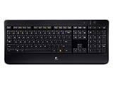 Logitech Wireless Illuminated Keyboard K800 Black USB