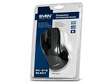 Mouse Sven RX-515 / Silent / Optical / 800 dpi / Black-Silver