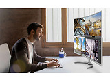 Monitor Philips BDM4037UW / 40.0" VA-Curved 4K-UHD / 4ms / 300cd / LED20M:1 / PIP / Speakers / USB 3.0 x 4-Hub /