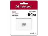 MicroSD Transcend 64GB / UHS-I U1 / TS64GUSD300S