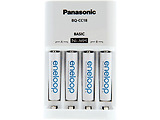 Panasonic Basic Charger 4-pos AA/AAA / 4 x AAA 750mAh /