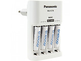 Panasonic Basic Charger 4-pos AA/AAA / 4 x AAA 750mAh /