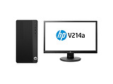 PC HP 290 G1 MT+ Monitor HP V214a 20.7" / intel i3-7100 / 4GB DDR4 / 500GB HDD / DVDRW / Intel HD 630 Graphics / FreeDOS / 1QN73EA#ACB /