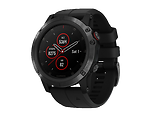 Garmin Fenix 5X Plus / Sapphire Black with black band / 010-01989-01 /