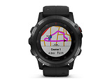 Garmin Fenix 5X Plus / Sapphire Black with black band / 010-01989-01 /