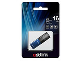 USB2.0 Addlink U15 / 16Gb / Metal / ad16GBU15B2 /