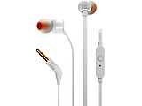 JBL T110 / In-ear / Pure Bass sound / Mic / White