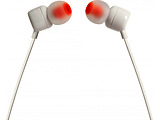 JBL T110 / In-ear / Pure Bass sound / Mic / White