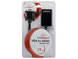 Adapter Cablexpert A-VGA-HDMI-01 / VGA into digital HDMI + 3.5 mm audio /