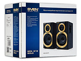 Speakers Sven SPS-619 / 2.0 / 20W / Black Gold