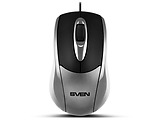 Mouse Sven RX-110 / Optical / Ambidextrous / USB / Silver
