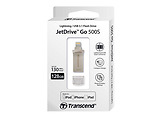 USB Transcend JetDrive Go 500 / 128GB / OTG / Lightning + USB3.1 /