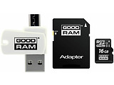 MicroSD GOODRAM M1A4-0160R11 / 16Gb / OTG / SDHC adapter /