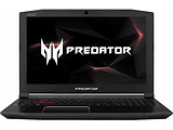 Laptop Acer PREDATOR HELIOS PH315-51-79LE / 15.6" FullHD IPS / i7-8750H / 8Gb DDR4 RAM / 128Gb SSD + 1.0TB HDD / GeForce GTX1060 6Gb DDR5 / Linux / NH.Q3FEU.034 / Black