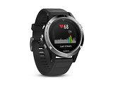 Garmin FENIX 5 GLASS BLACK - SILVER GPS / 010-01688-03 /