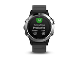 Garmin FENIX 5 GLASS BLACK - SILVER GPS / 010-01688-03 /