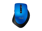 Mouse ASUS WT425 / Wireless / Silent / Optical / 1000-1600 dpi / 6 buttons / Ergonomic / Blue