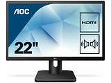 Monitor AOC 22E1D / 22.0" FullHD LED / Matte / 2ms / 20M:1 / 250cd / Black