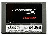 2.5" SSD Kingston HyperX FURY 3D / 240GB / SATAIII / 7mm / Controller Silicone Motion SM2258XT / 3D NAND TLC / KC-S44240-6F /