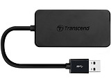 USB3.0 Hub Transcend HUB2 / 4 ports / Ultra slim / TS-HUB / Black
