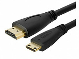 Cable Brackton Basic MHD-HDE-0200.B / miniHDMI-HDMI  / 2m / Black