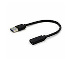 Adapter Gembird A-USB3-AMCF-01 / USB3.1 - Type-C / Black