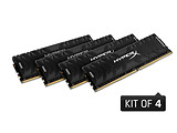 KIT RAM Kingston HyperX Predator HX432C16PB3K4/32 / 4x8Gb / DDR4 / 3200 / CL16 / 1.35V / Black