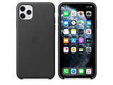 Apple Original iPhone 11 Pro Max Leather Case / Black