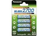 Panasonic BK-3HGAE/4BE AA 2700mAh x4