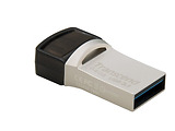 USB Transcend JetFlash 890 128GB / OTG / USB3.1 + Type-C / Silver