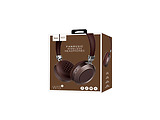 Hoco Fanmusic W13 Bluetooth Headset / Brown