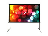 Elite Screens 100" 222x125cm Yard Master 2 Dual, Versatile, Outdoor/Indoor True Dual Front/Rear Projection Screen with Stand OMS100H2-DUAL /