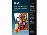 Epson Value Glossy Photo Paper 10x15cm BOGOF
