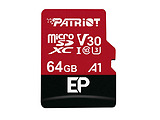 Patriot EP Series V30 A1 U3 Extreme Performance PEF64GEP31MCX 64GB MicroSDXC Class 10 + Adapter MicroSD
