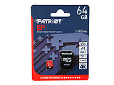 Patriot EP Series V30 A1 U3 Extreme Performance PEF64GEP31MCX 64GB MicroSDXC Class 10 + Adapter MicroSD